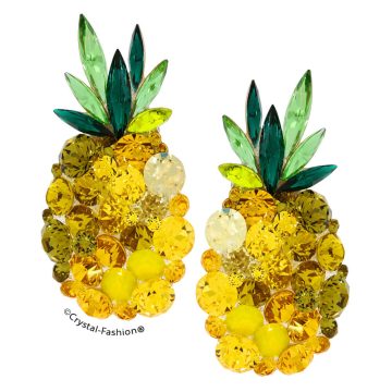 Cercei Ananas Cristale