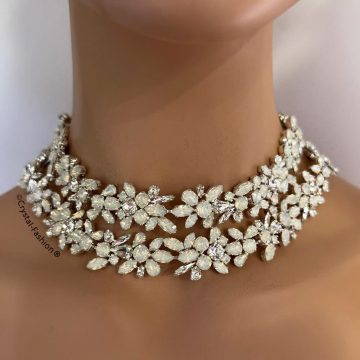 Colier Choker Swarovski Cristin Mireasa