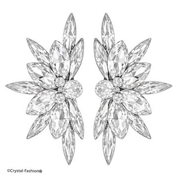 Cercei Argint Swarovski Usori Mini Noa