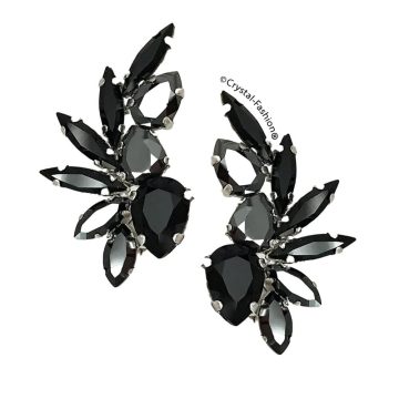 Cercei Cristale Swarovski Negru