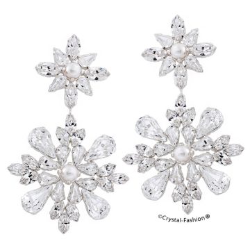 Cercei Statement fulg de nea swarovski