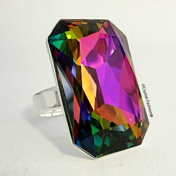 Inel Adjustabil Piatra Colorata
