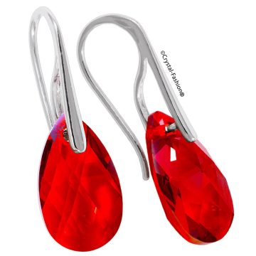 Cercei Colorati Cristal Pear 16 Tortita