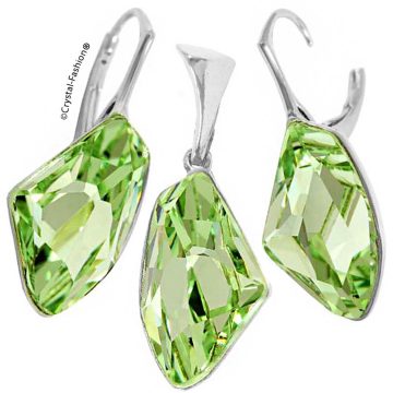 Cercei Swarovski Galactic Chrysolite