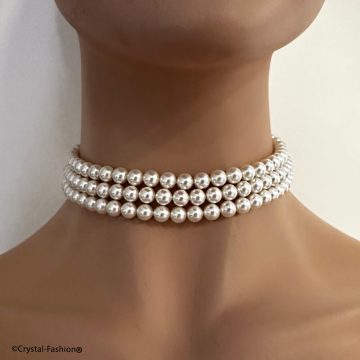 colier perle 3 randuri