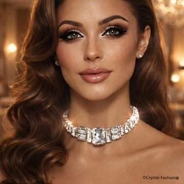 Colier Choker Cristale Swarovski