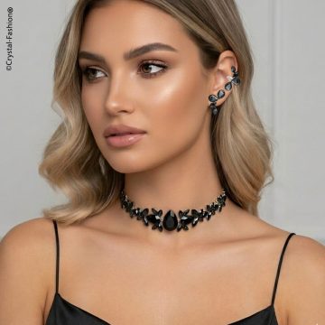 Bijuterii Cristale Swarovski Negre