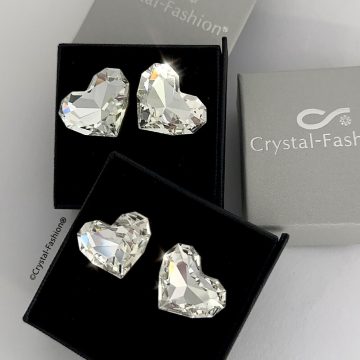 Cercei Inima Swarovski