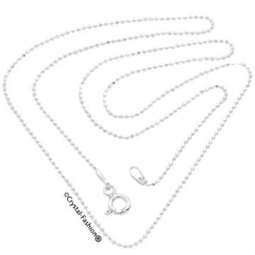 Lant Argint Ball Chain 75cm